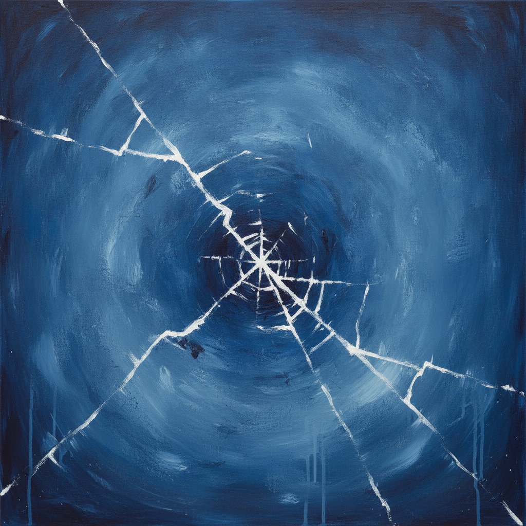 Abstract depiction of a human mind entangled with glowing, desirable consumer products.