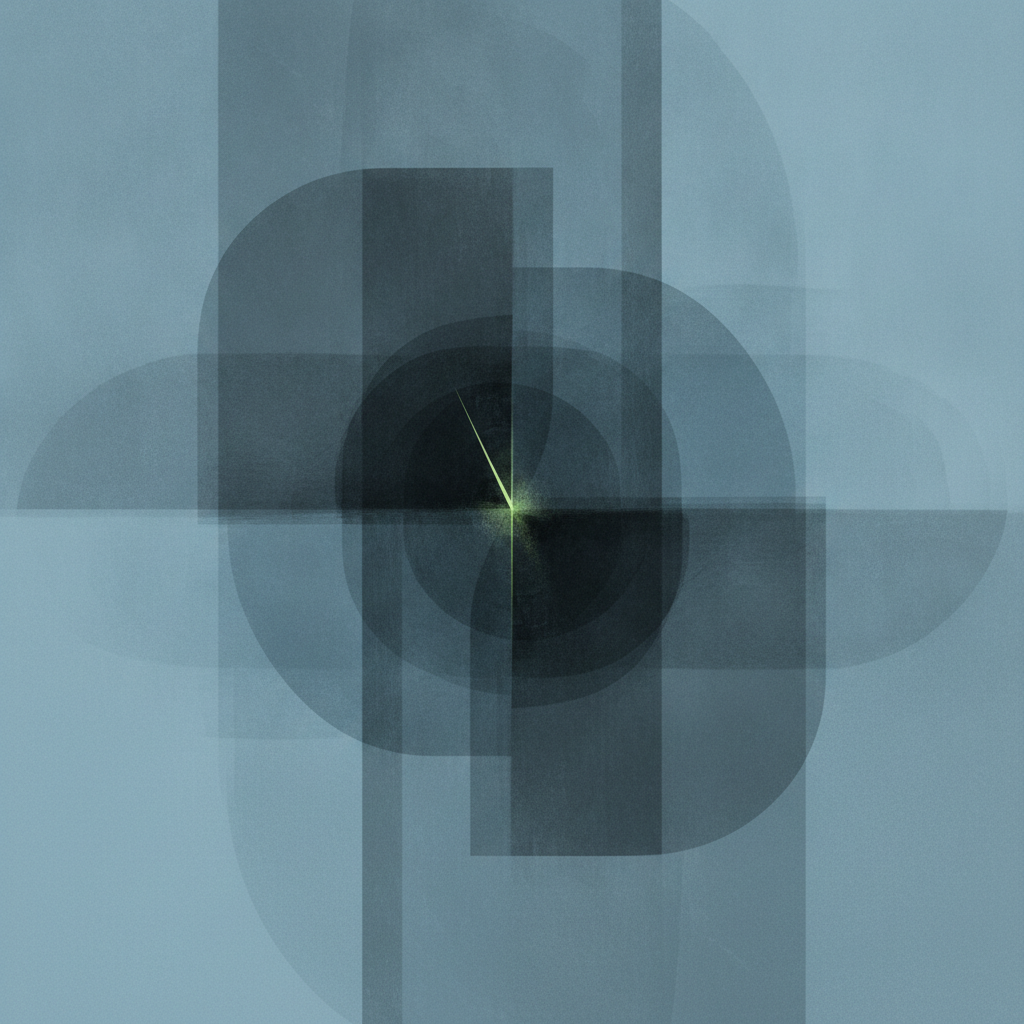 Abstract visual of a person attempting to innovate within a complex, resistant corporate system.