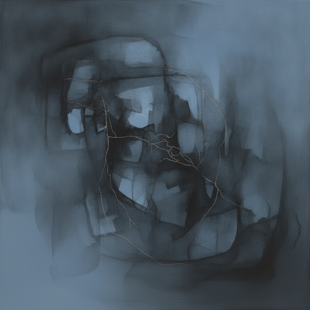 Abstract image of a body shape in shadow, with a soft light suggesting peace and recovery from complex trauma.